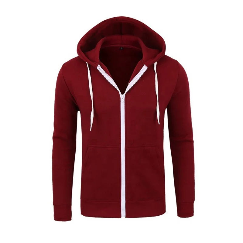 2023 Brand New Men's Hoodies Sweatshirts Zipper Hooded Jacket Cotton Pullover Hoodie Sweatshirt for Men