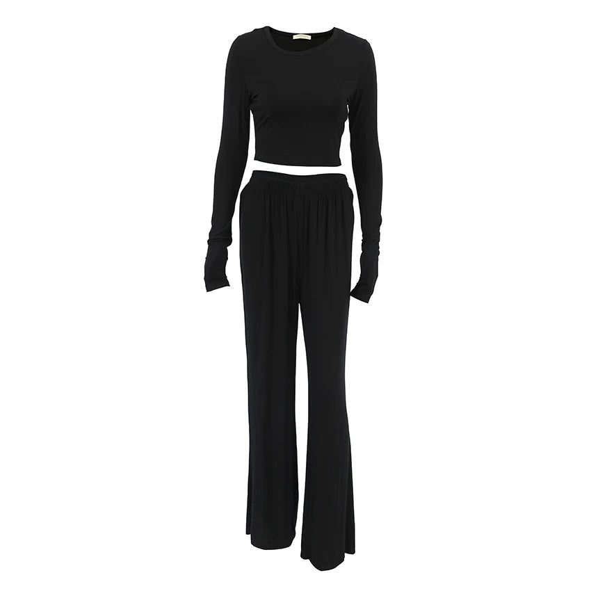 Doris Long Sleeve Pajamas Set for Women - Cozy Nightwear Set