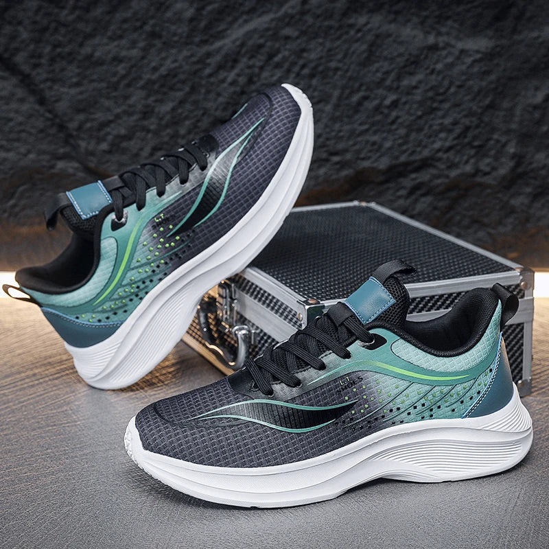 Wholesale High-quality Popular Fly Woven Mesh Lightweight Casual Sports Men's Running Shoes