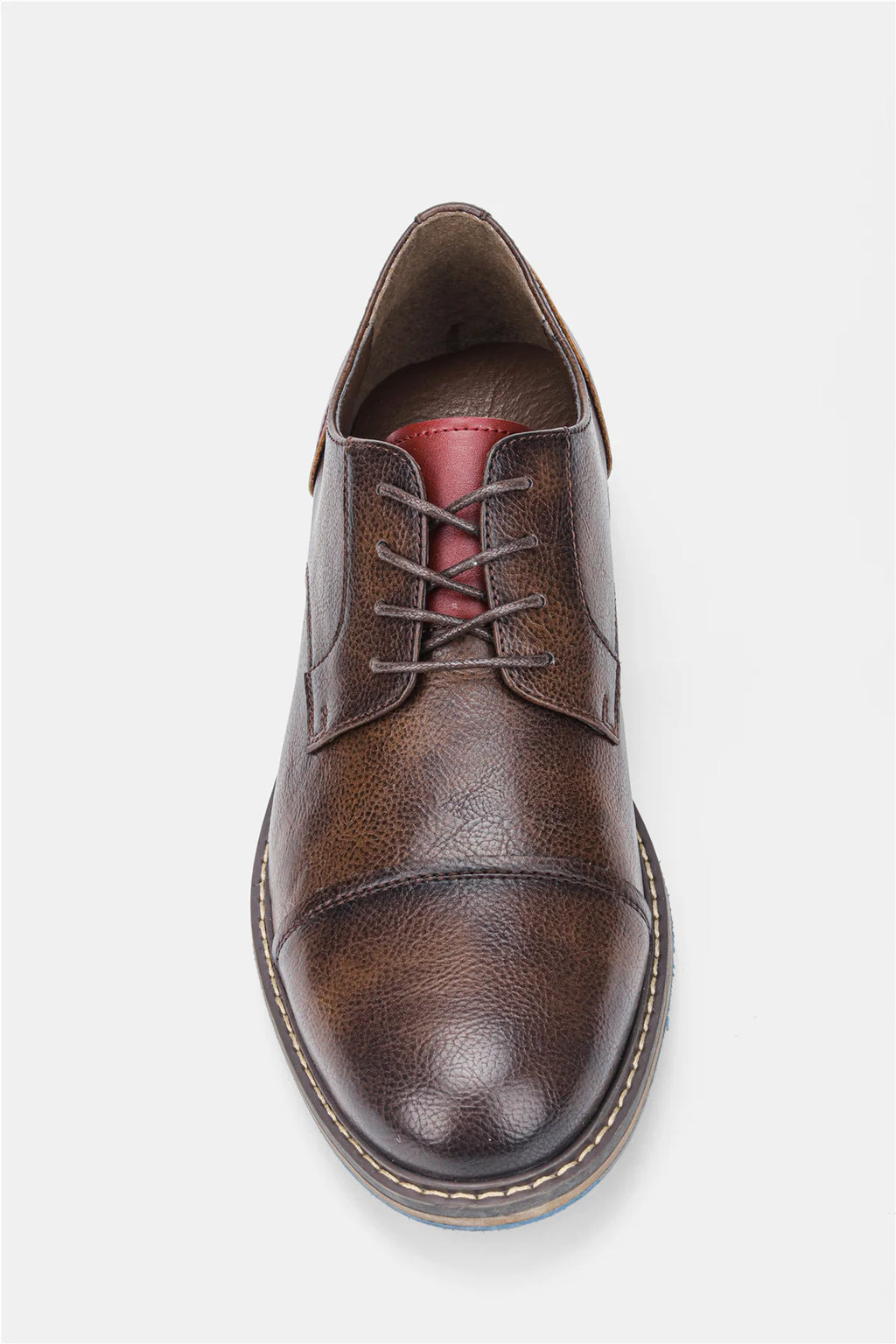 Retro Men's Derby Shoes Casual Fashion Leather Shoes