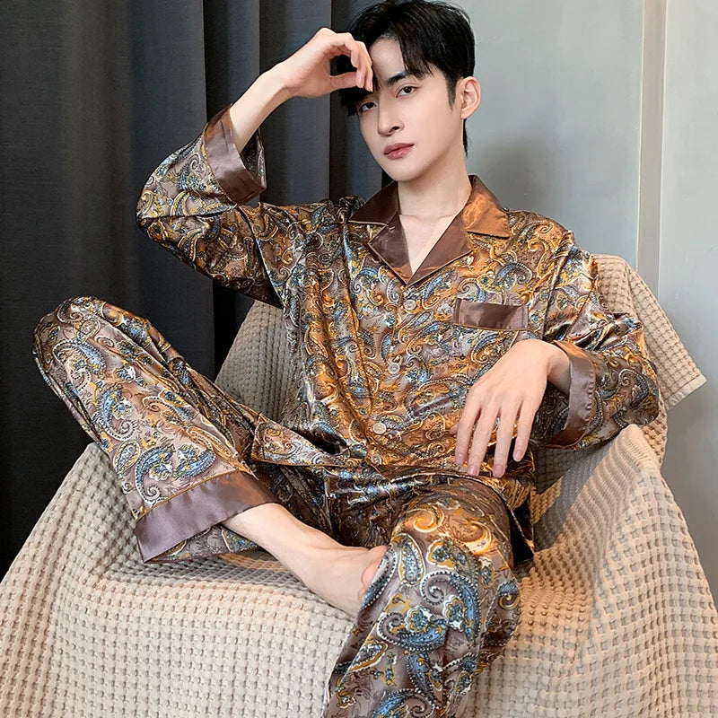 Silky Sleep Outfits for Men
