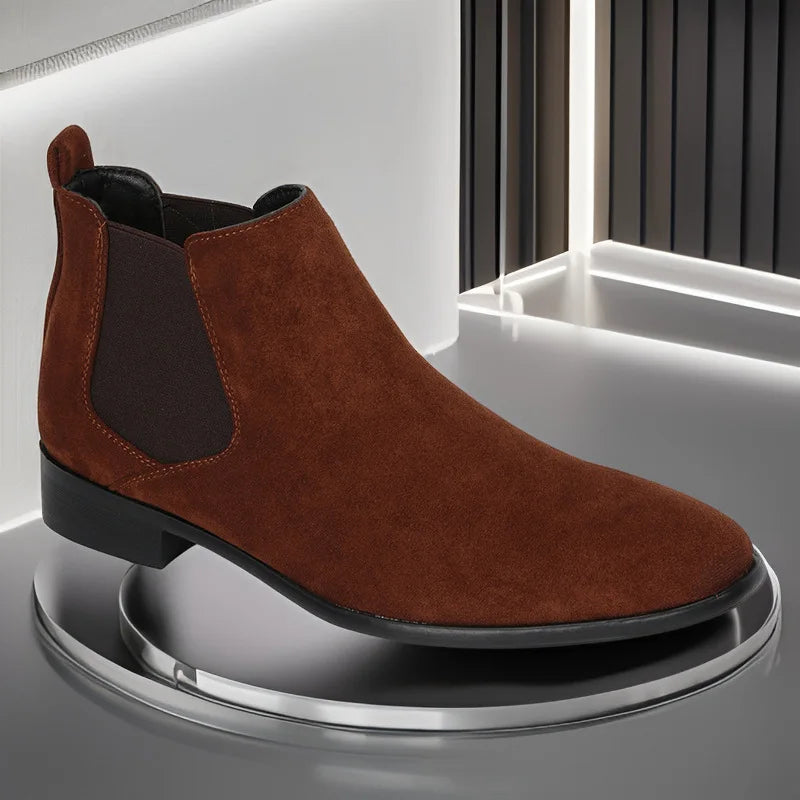 Autumn Winter Men's Chelsea Boots Fashion Men's Business Boots Plus Size 40-48