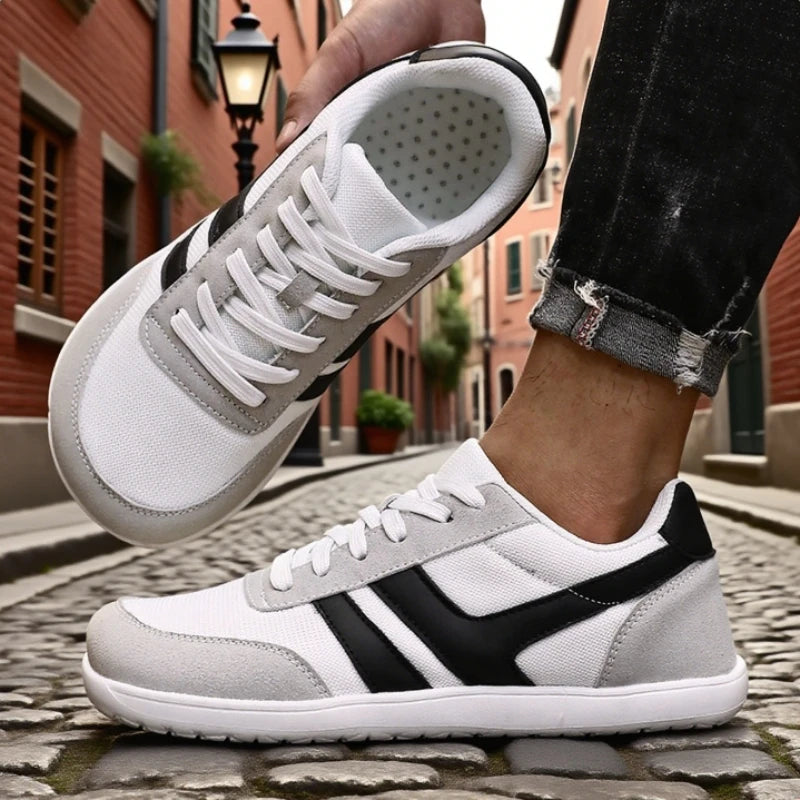 New Fashion Wide Toe Men's Shoes Unisex Outdoor Running Zero Drop Casual Sneaker Fashion Minimalist Soft Wide Barefoot Shoes