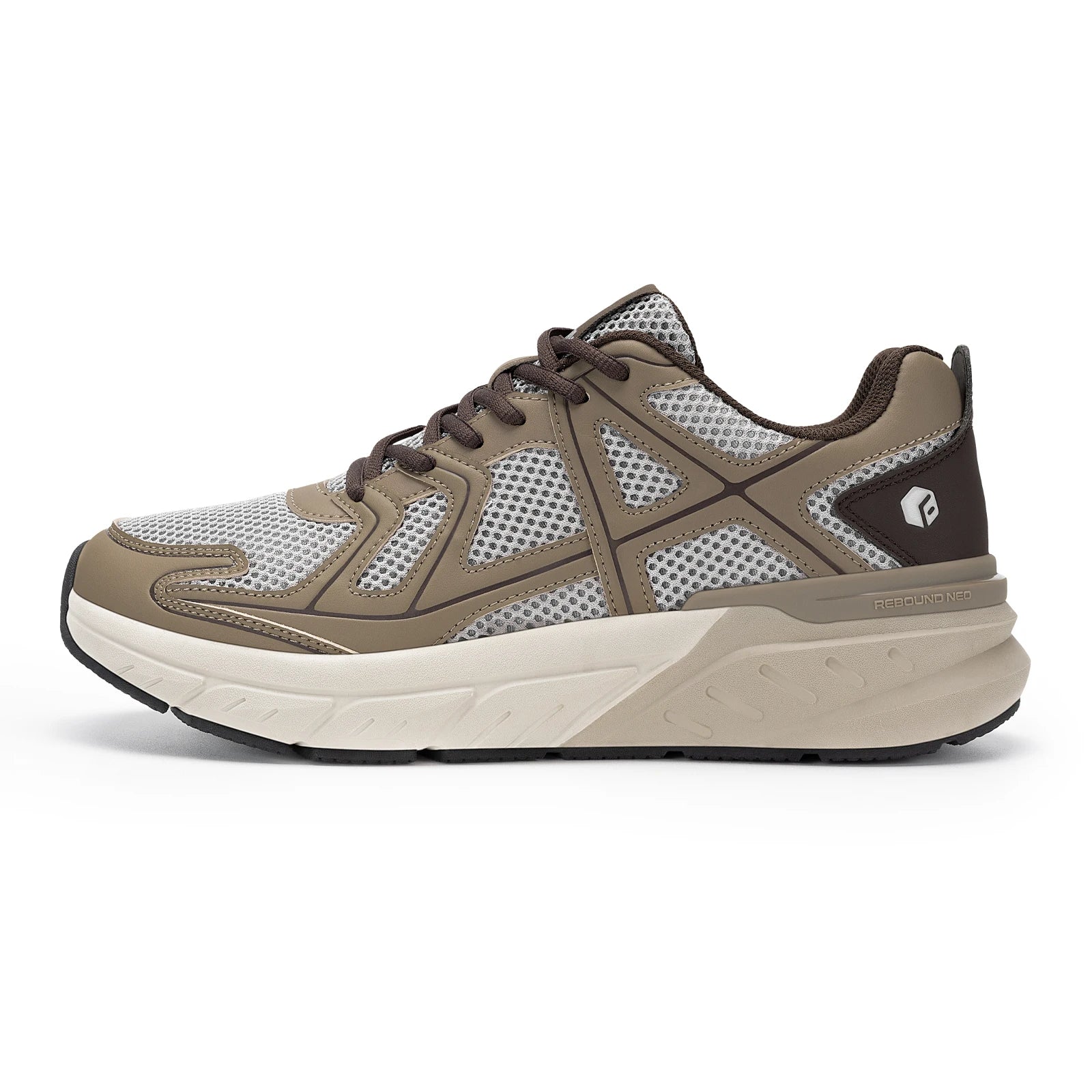Fittington Men's Walking Shoes Extra Wide Comfort Sneakers Non Slip Trainers Man Shoes With Arch Support For Flat Feet Plantar
