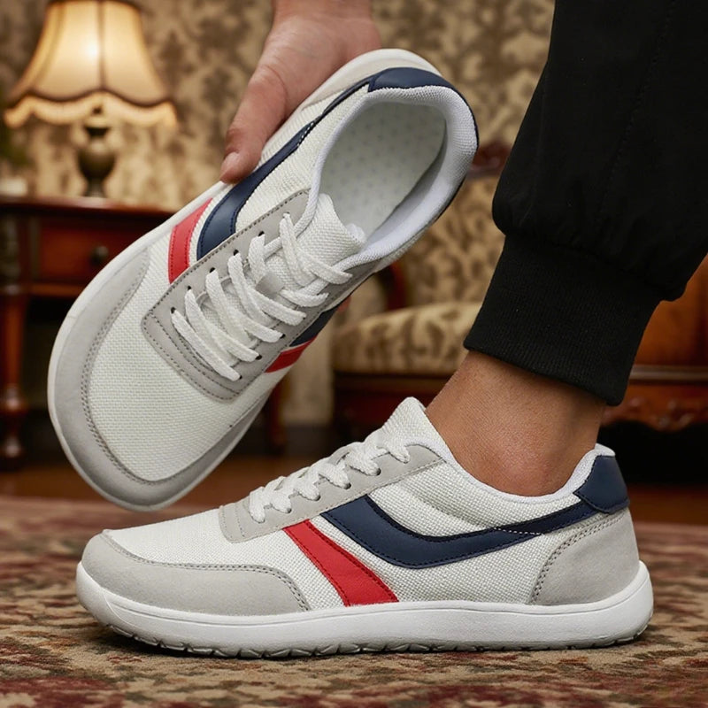 Men's Wide Barefoot Shoes Minimalist Breathable Comfortable Trail Walking Shoes Summer New Light Slip on Soft Man Sneakers 2025