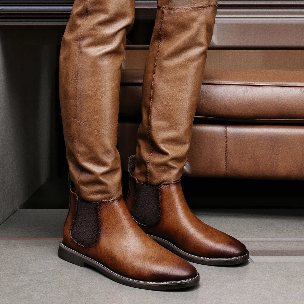 Men Boots Retro Brand