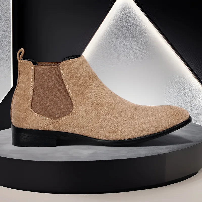 Autumn Winter Men's Chelsea Boots Fashion Men's Business Boots Plus Size 40-48