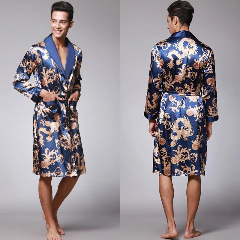 Men Summer Autumn Kimono