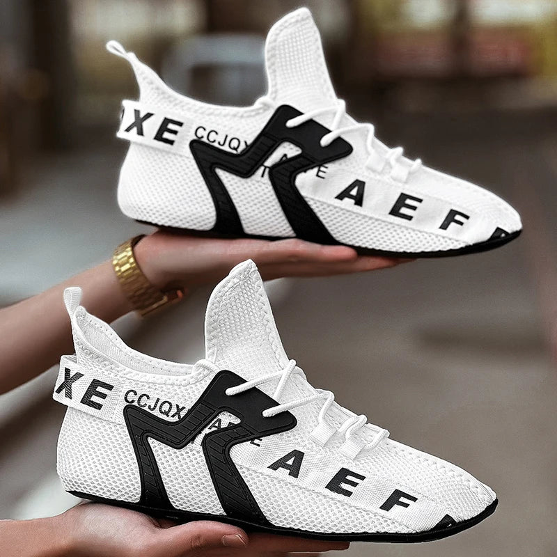 Mesh Men's Shoes Fashion Summer Breathable Sports Shoe Men's Sneakers Lightweight Walking Casual Tennis Shoe