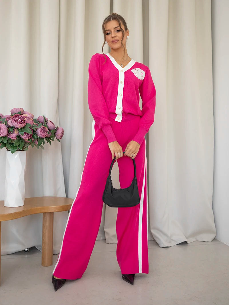 Rita Pajamas | Women Knitted Suit | Two Piece Tracksuit for Women