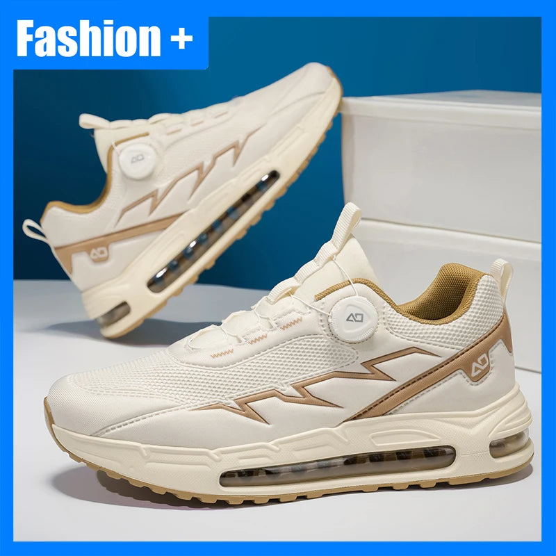 Men's Sports Shoes - High-Quality Outdoor Walking Mesh Breathable Rebound Anti Slip Flat Bottom Casual Running Shoes for Men
