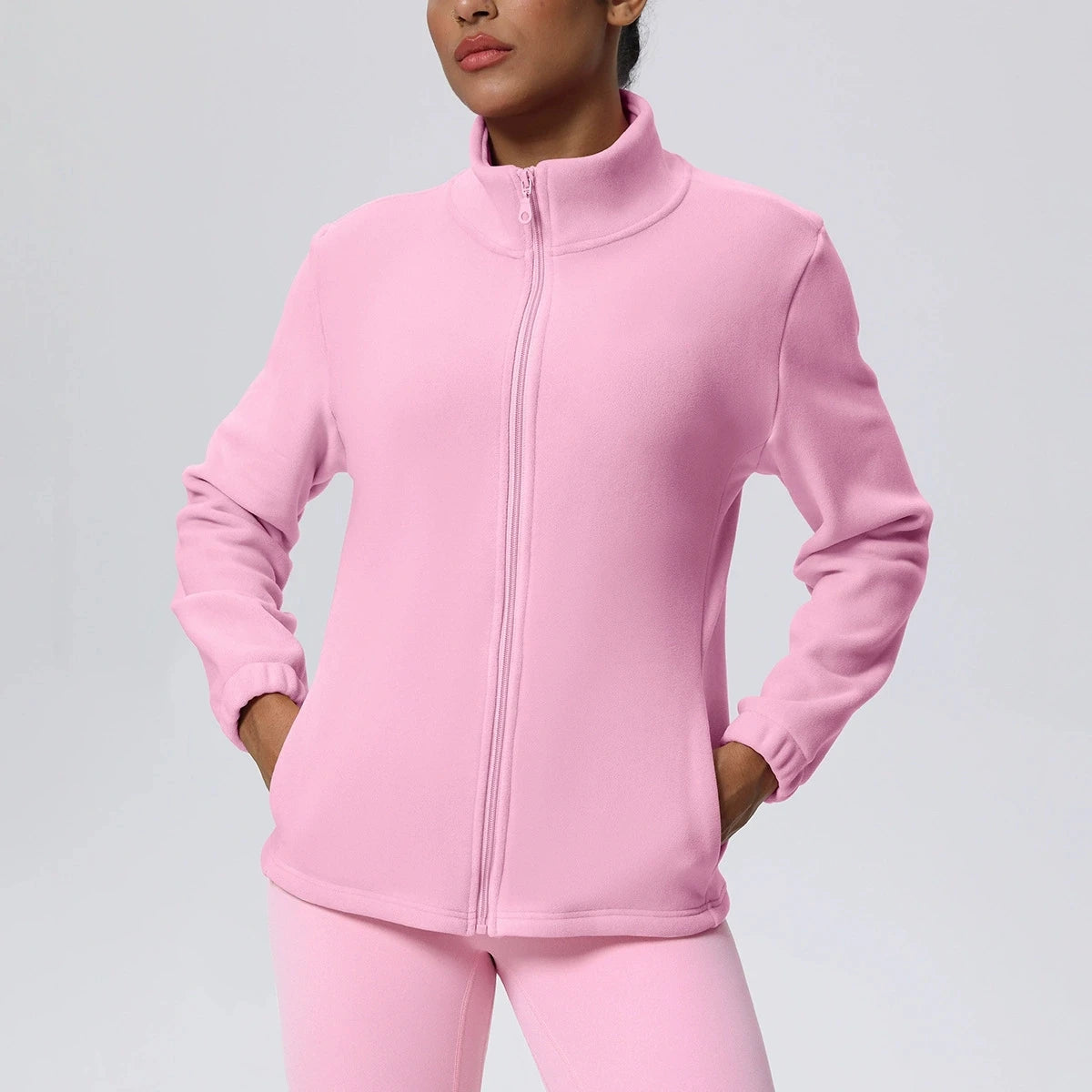 Women's Fitness Long Sleeve Sport Jacket Workout Coat Gym Training Outdoor Recreation Yoga Sportswear