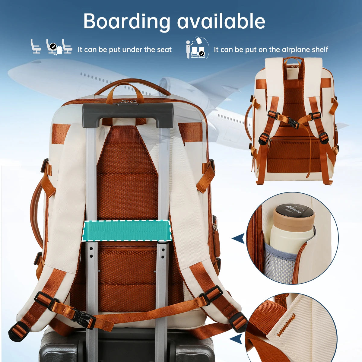 Backpack Unisex New Simple Business Computer Backpack Outdoor Large