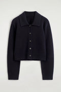 Ethereal MD 2026 Cosmod Spring New Style Women's Casual Standard Style Navy Blue Button-Down Cardigan