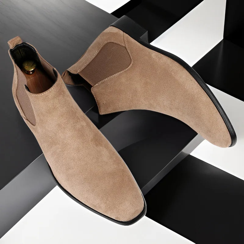 Autumn Winter Men's Chelsea Boots Fashion Men's Business Boots Plus Size 40-48