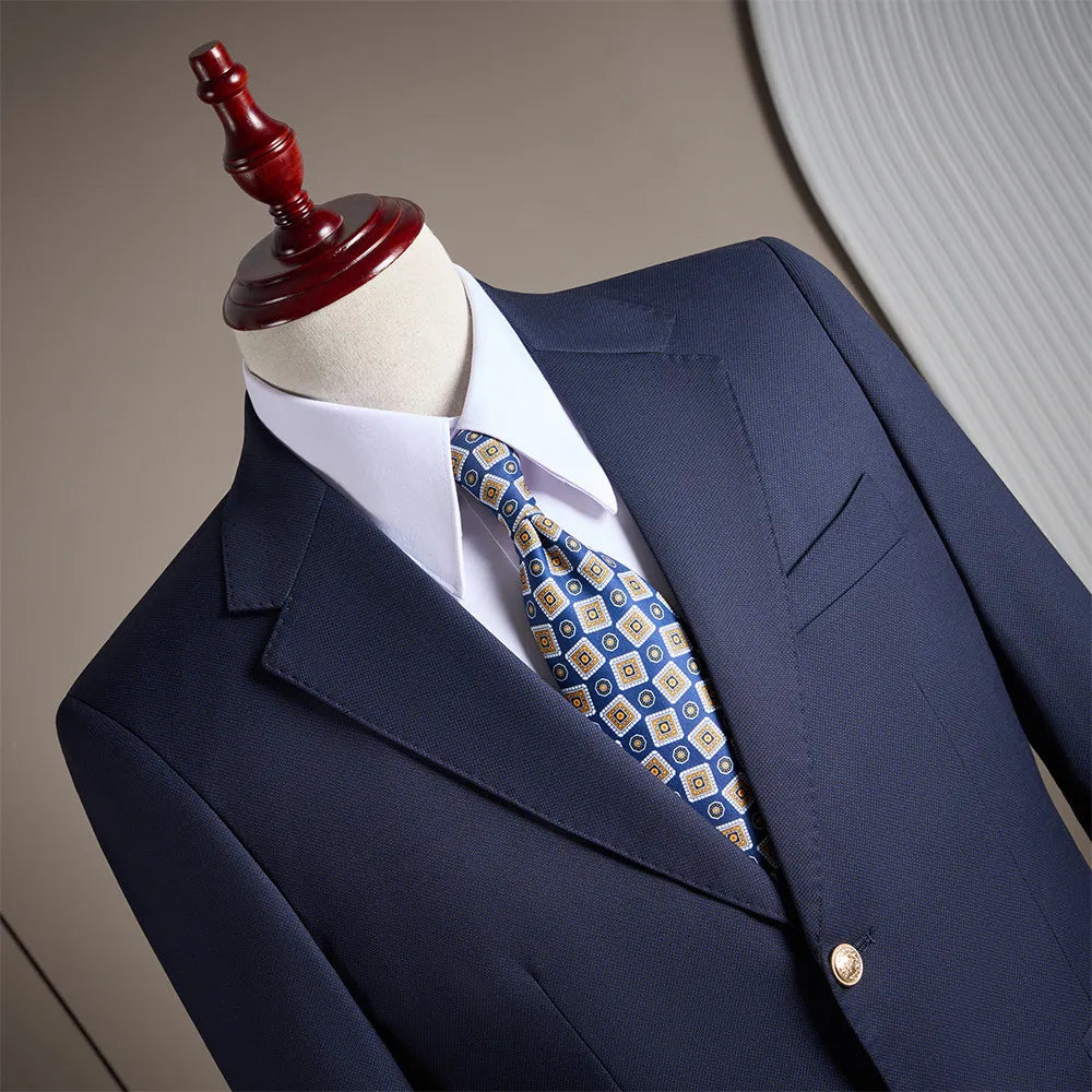 High-end men's wedding party