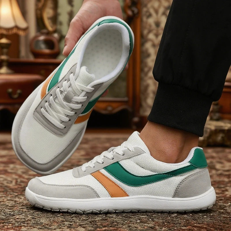 Men's Wide Barefoot Shoes Minimalist Breathable Comfortable Trail Walking Shoes Summer New Light Slip on Soft Man Sneakers 2025