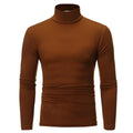 Thermal Underwear Tops for Men - Winter Clothes Thermal Shirt - Autumn Men's Winter Tights - High Neck Thin Slim Fit Long Sleeve T-shirt