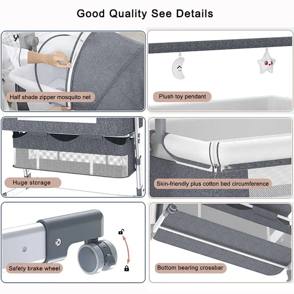 Baby Bassinet,Automatic Electric Rocking