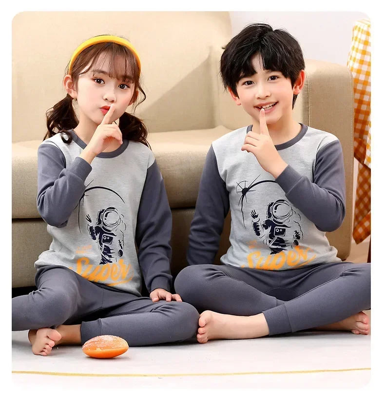 Kids Pajamas for Boys 2 3 4 5 6 7 8 9 10 11 12 13 14 Years Cotton Sleepwear Set Dinosaur Pyjamas Green Children Pijamas Clothing