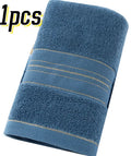 Soft Skin-Friendly Pure Cotton Towel - Thickened Quick Absorbent Quick Dry Face Towel, Durable Lightweight Shower Travel Use