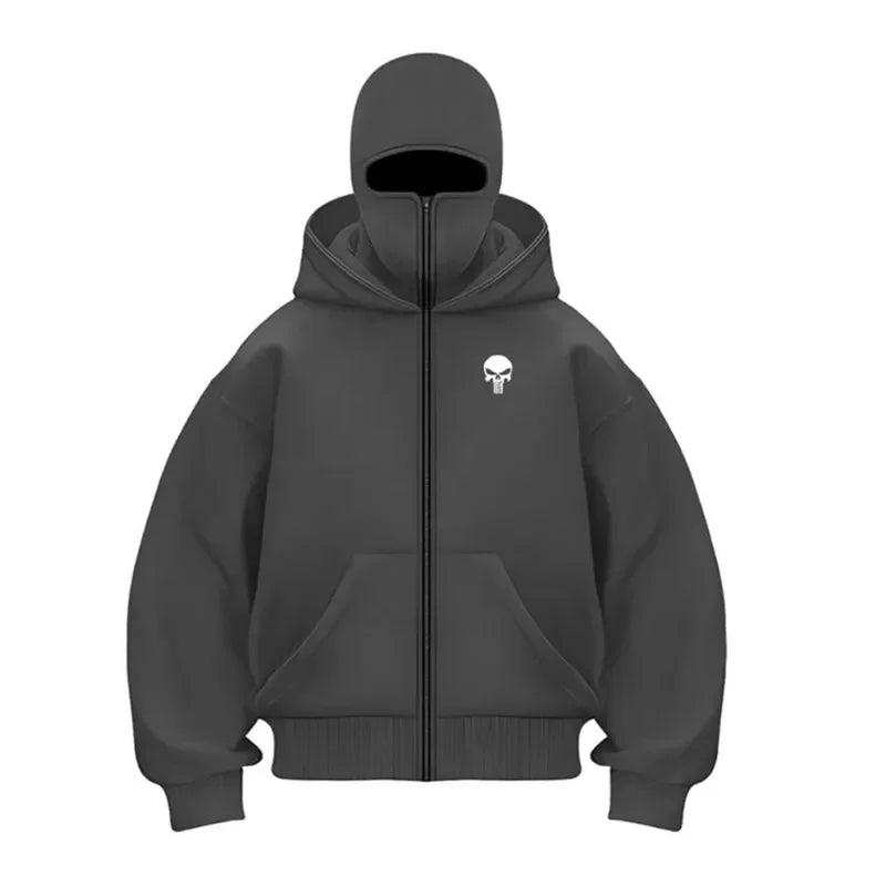 Unisex Double Hooded Fleece