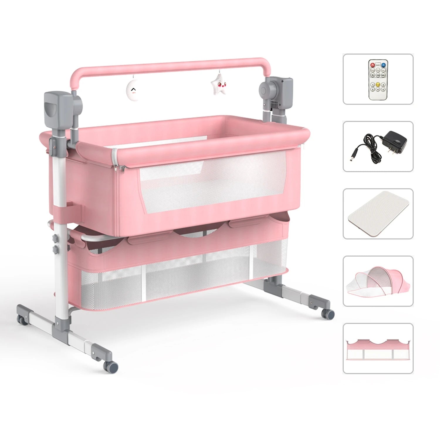 Baby Bassinet,Automatic Electric Rocking