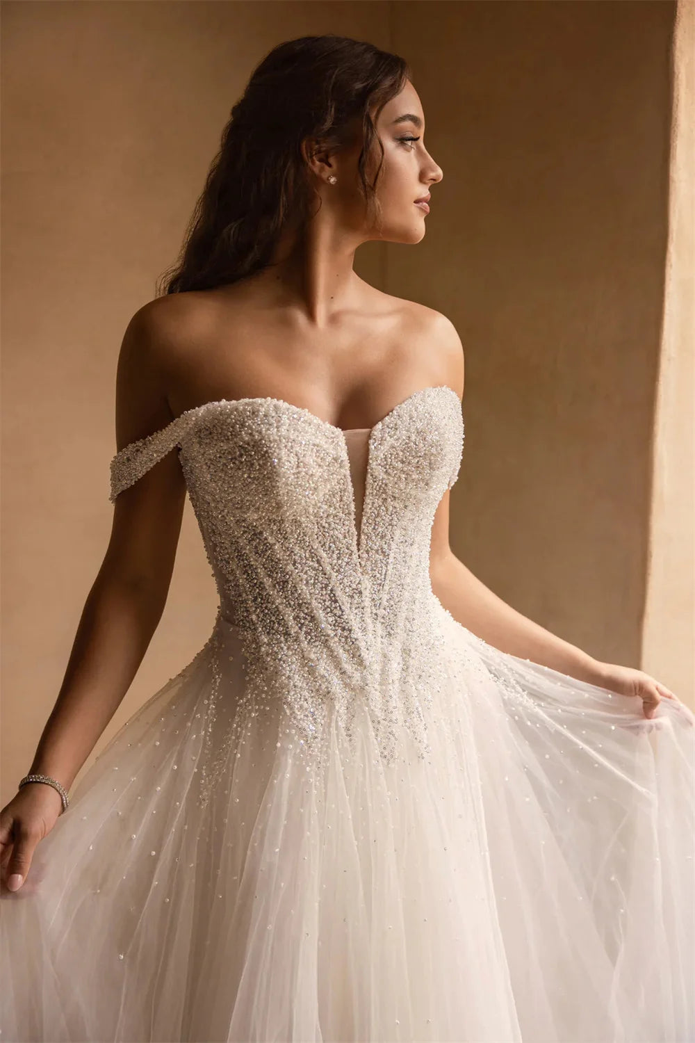 Shiny Beaded Sequined Sweetheart