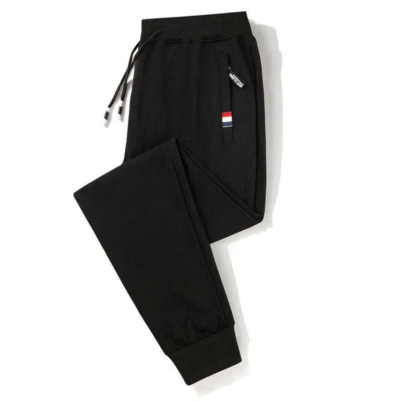 Spring Pants Men Fitness Sportswear Tracksuit Elastic Waist Sweatpants Cotton Trousers Loose Gym Jogger Track Pants Mens M- 8XL