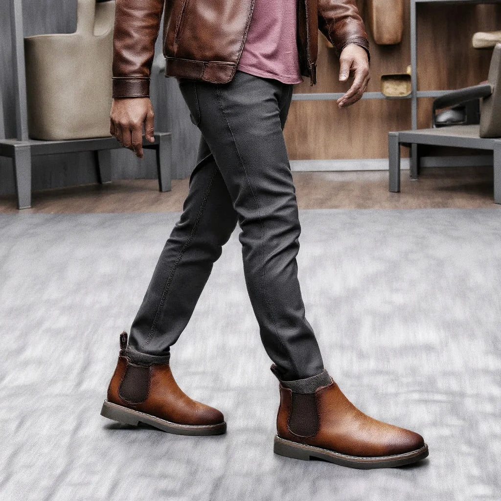 Men Boots Retro Brand
