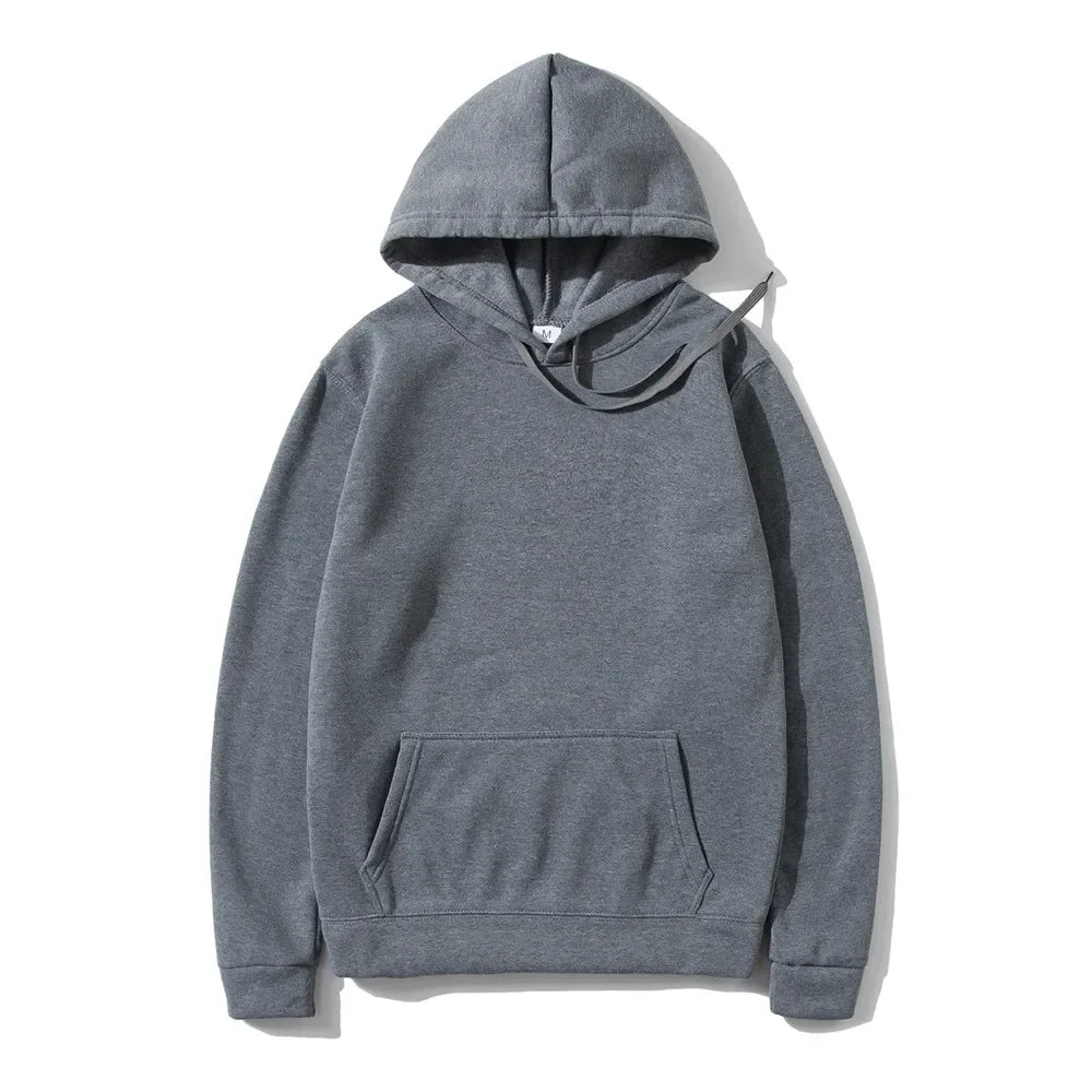 Men's Hoodies Women's Pullover Spring Autumn Casual Hoodie Sweatshirts Solid Color Hoodies Oversize Black Sweatshirt For Male