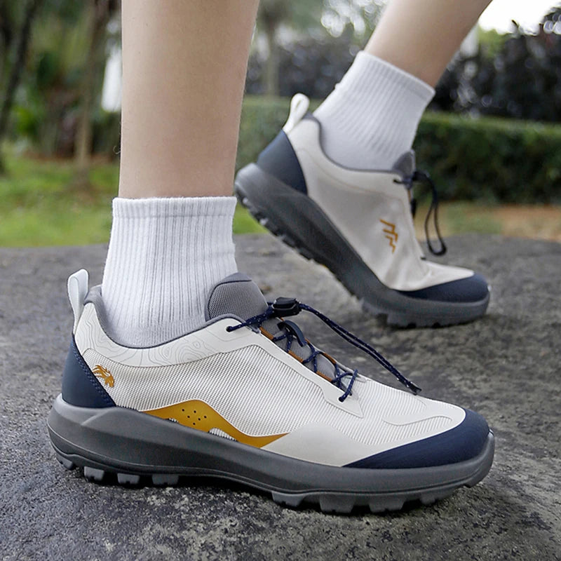 Men's Trekking Shoes Outdoor Camping Comfortable Anti-Slip Sports Shoes Mountain Walking Breathable Training Hiking Shoes for Men