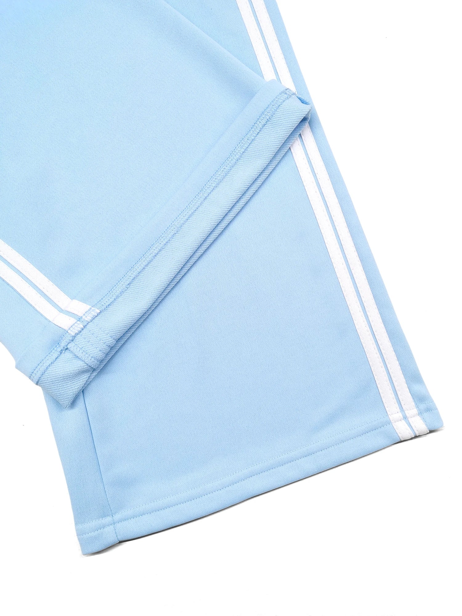 2026 Trendy Parachute Pants for Women - Oversized Loose Fit Trousers with Contrast Waistband and Double Stripes for Casual Streetwear