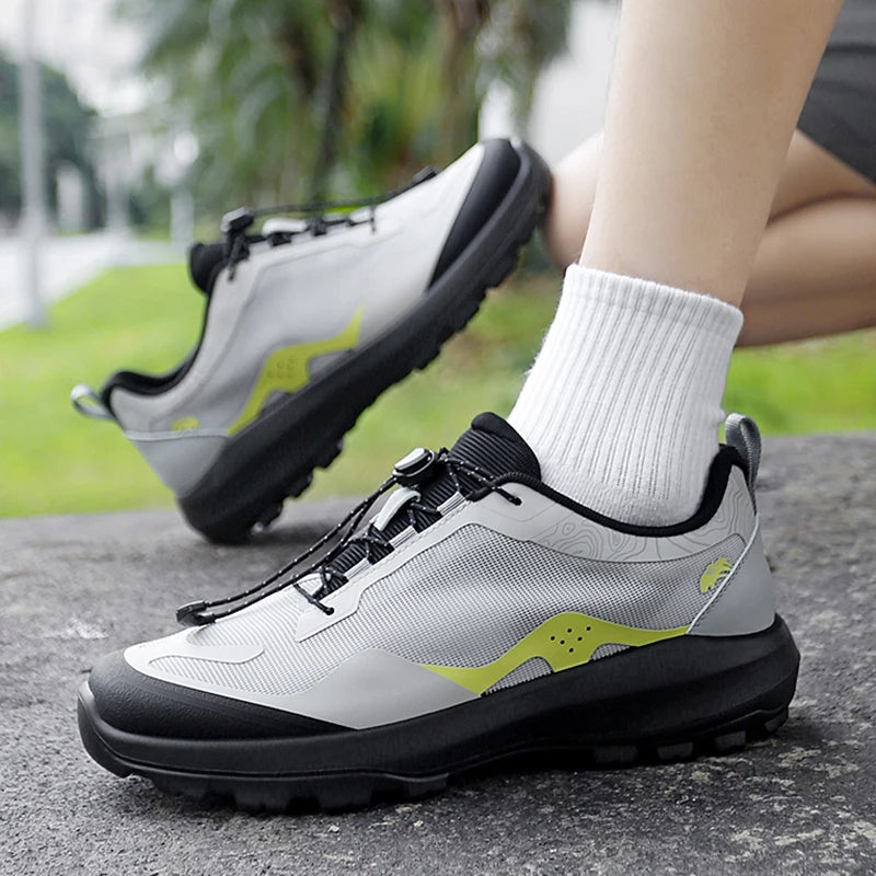 Men's Trekking Shoes Outdoor Camping Comfortable Anti-Slip Sports Shoes Mountain Walking Breathable Training Hiking Shoes for Men