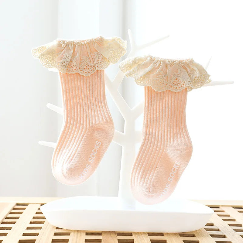 Baby Socks Newborn Lace