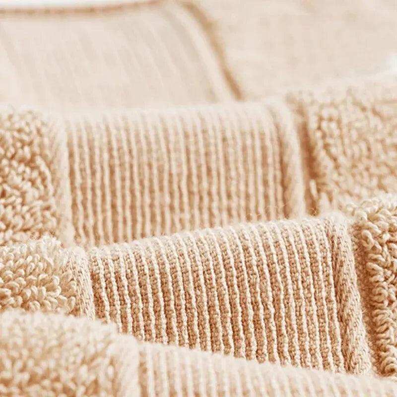 Soft Skin-Friendly Pure Cotton Towel - Thickened Quick Absorbent Quick Dry Face Towel, Durable Lightweight Shower Travel Use