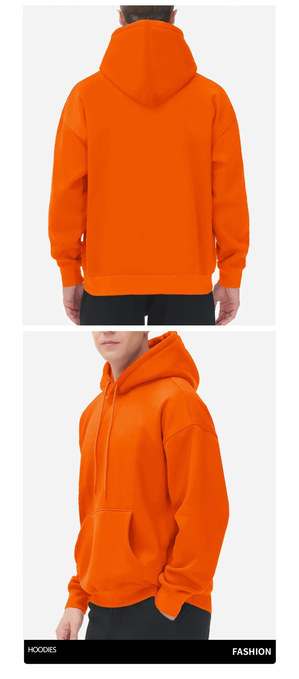 Solid Hoodies Suit Men