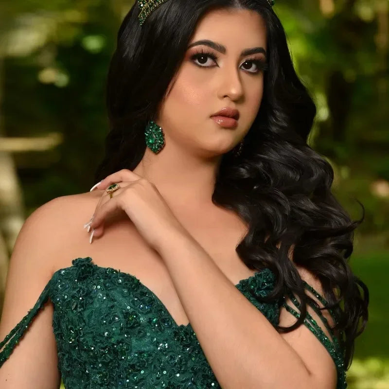 Emerald Green Ball Gown
