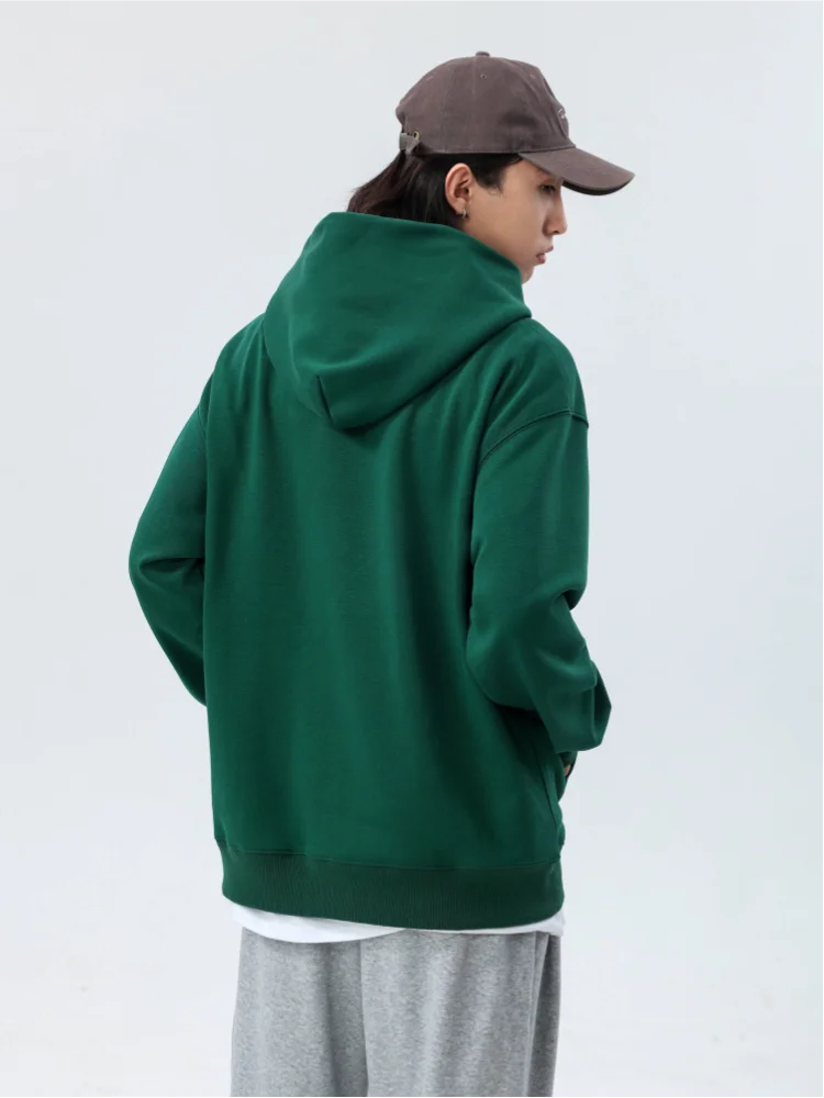 500gsm Heavyweight Faux Sherpa Fleece Hoodie, Drop Shoulder Oversized Pullover, Unisex Pocket Sweatshirt, Winter Streetwear
