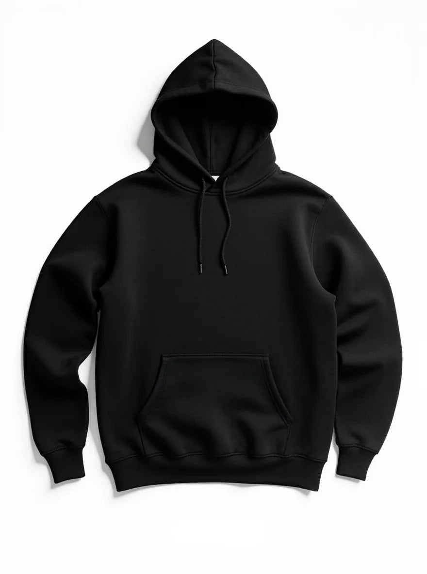 NOT FRIENDLY Men's Hoodie, Black, White Text, Regular Fit, Statement Outfit