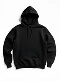 NOT FRIENDLY Men's Hoodie, Black, White Text, Regular Fit, Statement Outfit