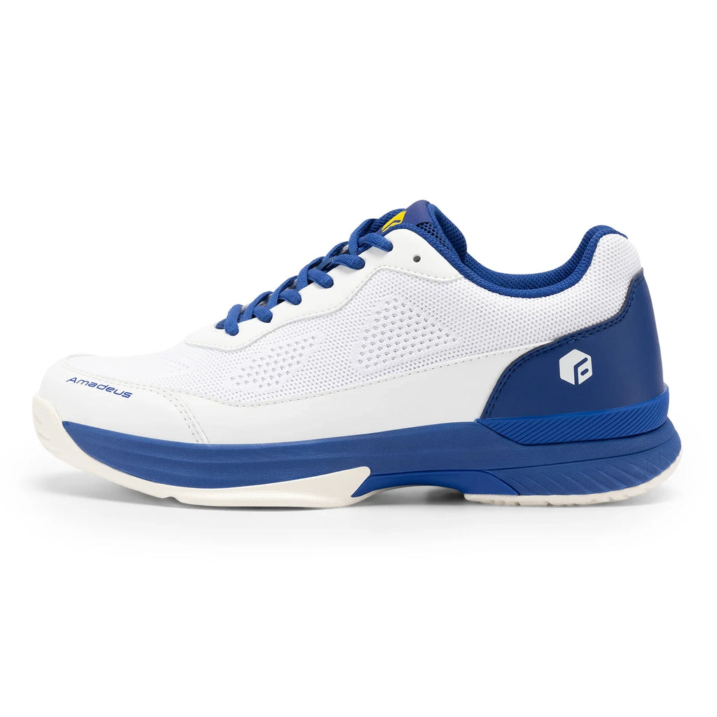 FitVille Men's Tennis Shoes Wide Version 2E Professional Training Sports Shoes Breathable Non-Slip Rackets With Arch Support