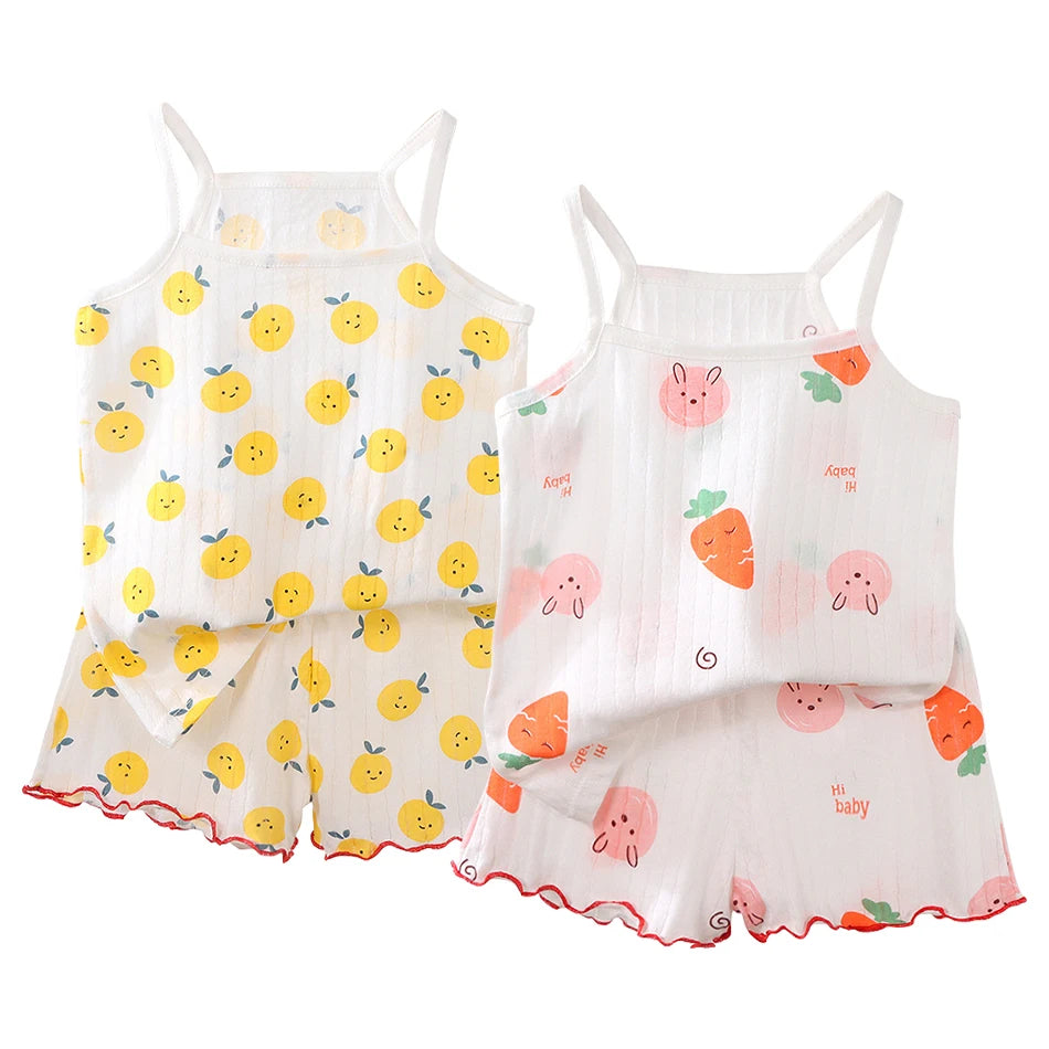 2025 Girl Ruffles Sleepwear