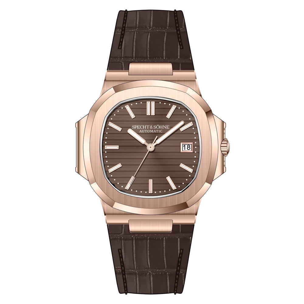 Specht&Sohne 2025 New Classic Men's Watches Luxury Automatic Watch for Men Stainless Steel Sapphire 8215 Mechanical WristWatch