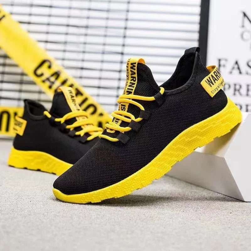 Men's Casual Lightweight Mesh Sports Shoes - Summer Outdoor Breathable Comfort Running Shoes