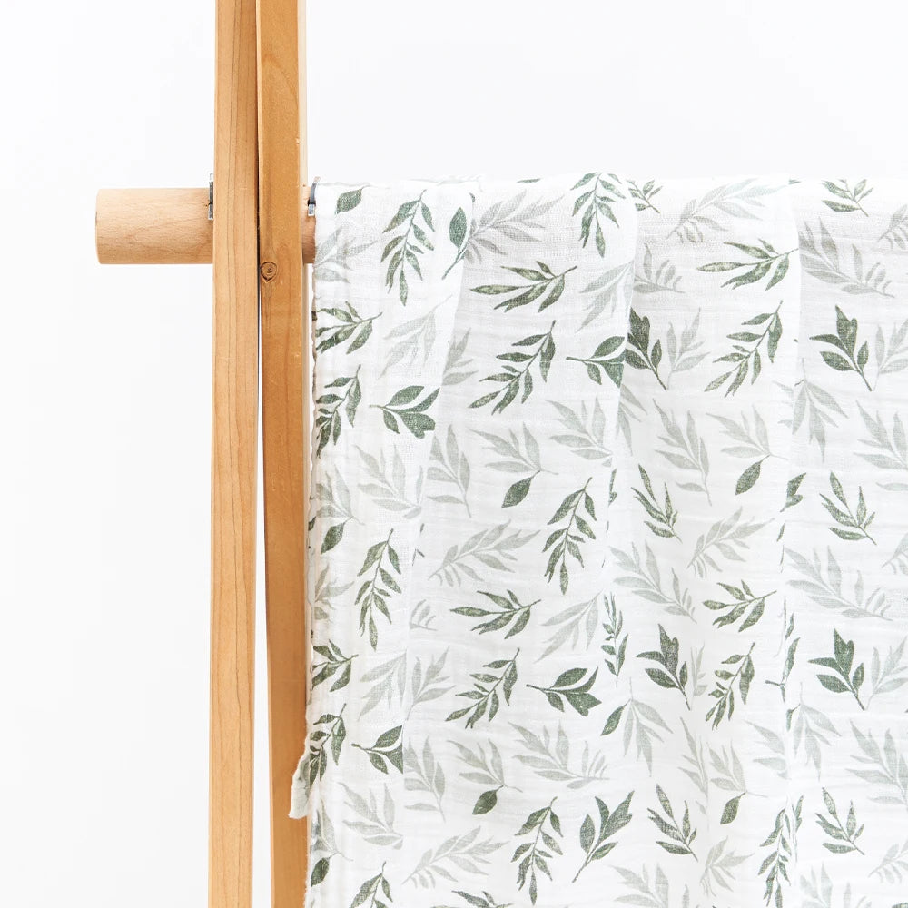 Happy Flute 120*110CM 1Pc Muslin 100% Cotton Baby Swaddles Soft Newborn Wrap INS style infant Blankets