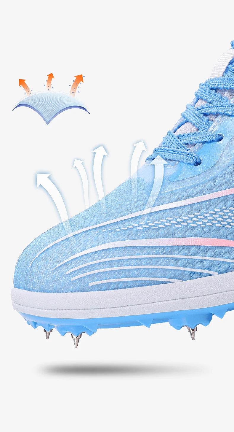 2025 New Couples Track and Field Shoes Non Slip Women Spikes Sneakers Breathable Men Running Shoes Comfortable Outdoor Sneakers