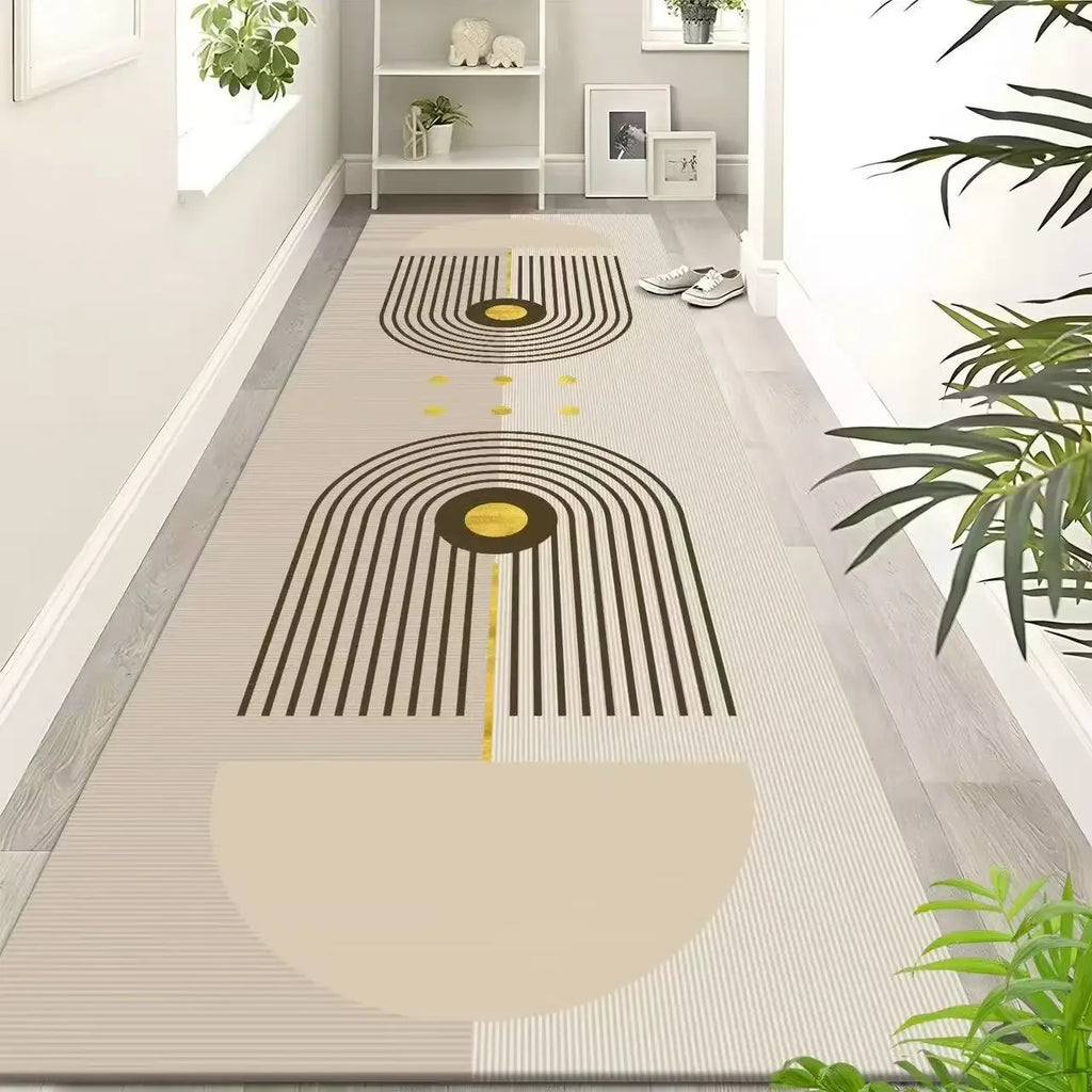 Modern Luxury Aisle Walkway Carpet Hallway Passageway Decor Area Rug Corridor Long Runner Doorway Floor Mat Non-slip tapis salon