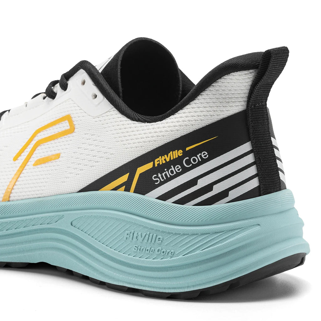 Fitville Men's Soft Running Shoes Wide Design Athletic Walking Trainers Lightweight Comfortable Sport Sneakers for Swollen Feet