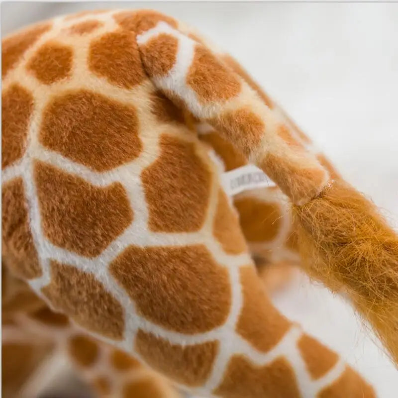 High Quality 140cm Simulation Giraffe Plush Toys Cute Stuffed Animal Soft Giraffe Doll Birthday Gift Toy
